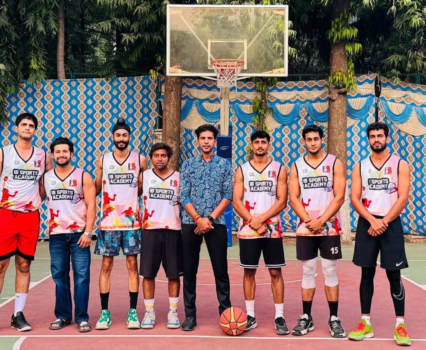 Team IB Sports Academy with Head Coach Ishwar Bhati