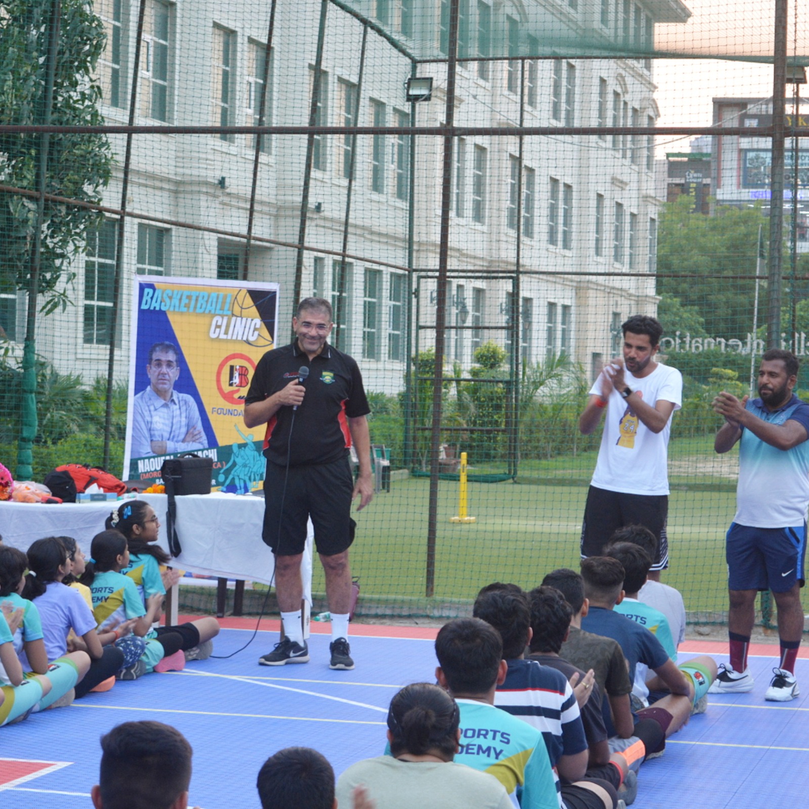 Professional Basketball Coaching Workshop Led by Naoufal Uariachi at Don Bosco Ashalayam