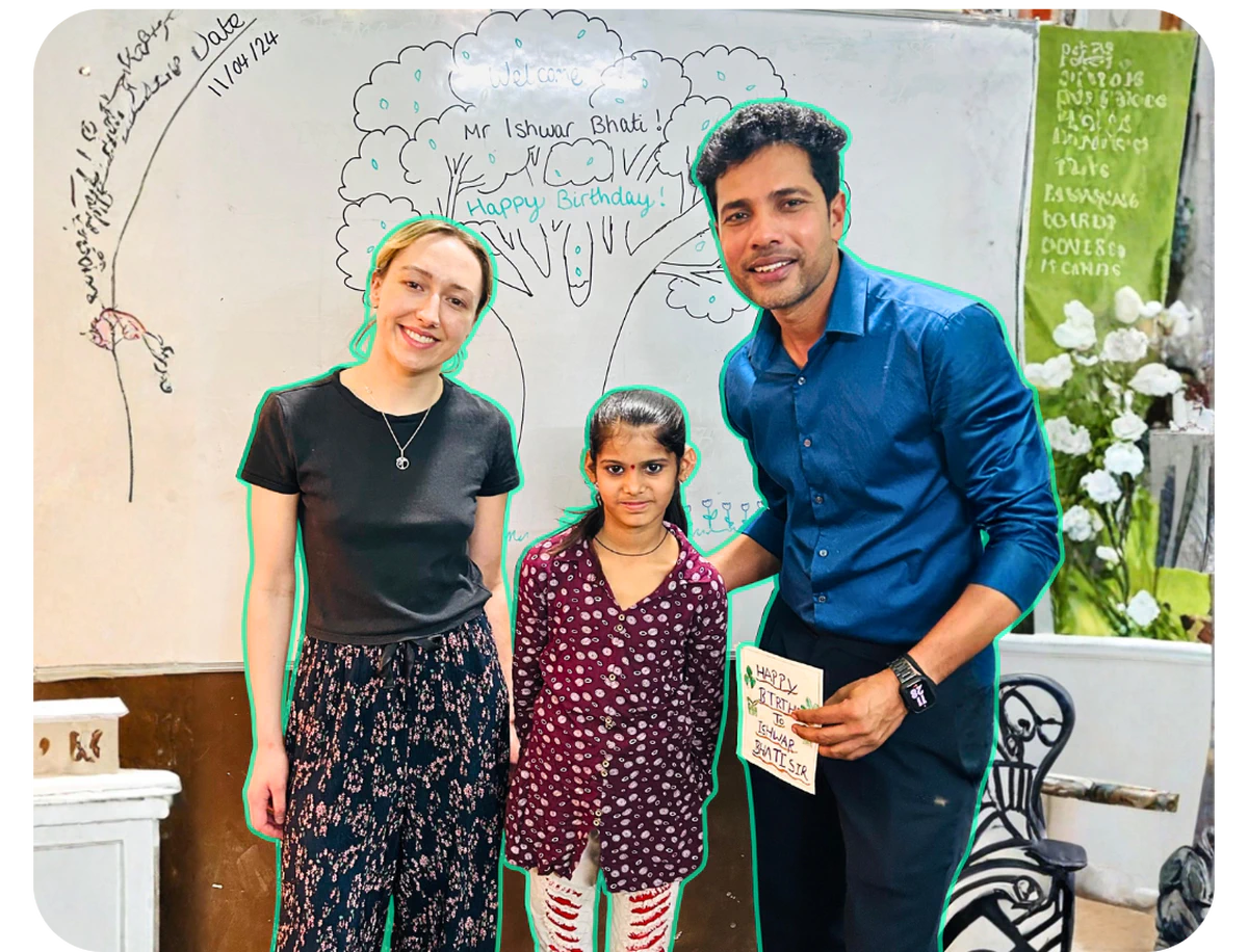 Rishika supported by IB Sports Foundation education program